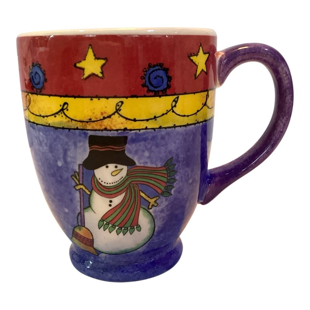 The Sweet Shoppe Sango Snowman Coffee Cup/Mug Christmas Holiday Dishes